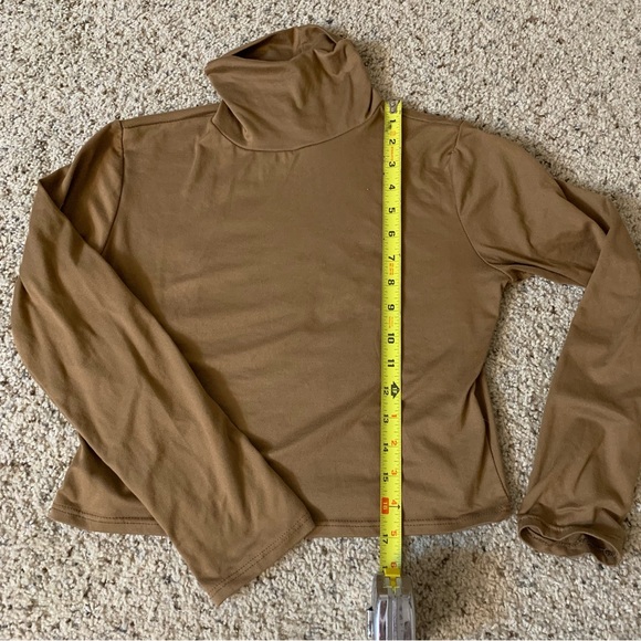 Olivia Rae Cropped Long Sleeve Turtleneck - Picture 4 of 7